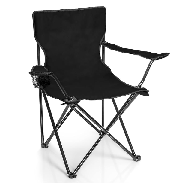 BigDean Campingstuhl mit Getränkehalter & Tragetasche