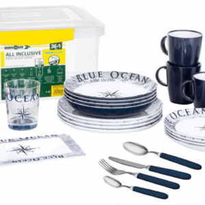 Brunner Blue Ocean Geschirrset, 38-teilig