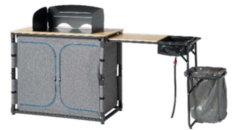 Defa Easy Slide Küchenschrank Campingschrank Outdoor Bambus